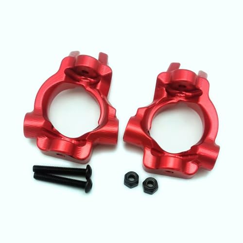 Aluminium-Frontspindel C-Nabe rot für Team Losi 1/10 Lasernut U4 Tenacity All LOS234018 von EPTNNASO