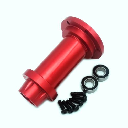 Aluminium Hinterradnabe Hex Rot für Losi 1/4 Promoto MX PM-MX/SM LOS262012 von EPTNNASO