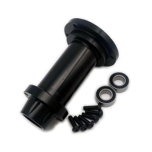 Aluminium Hinterradnabe Hex schwarz für Losi 1/4 Promoto MX PM-MX/SM LOS262012 von EPTNNASO