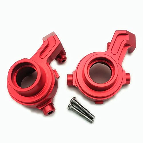 Aluminium-Lenkklötze vorne Knöchelarm rot für Traxxas 1/10 Maxx 8937 von EPTNNASO