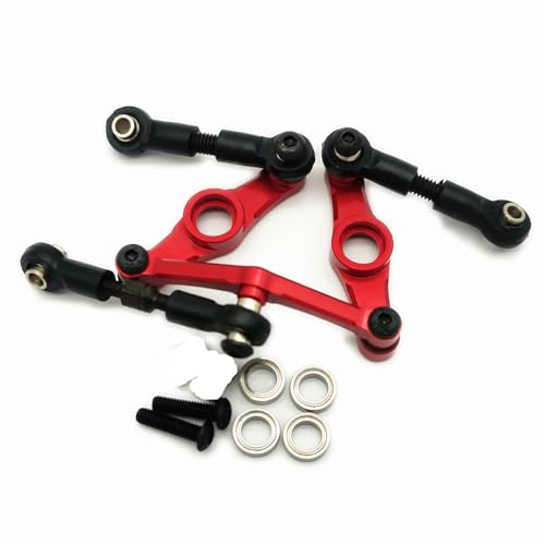 EPTNNASO Aluminium Lenkung Baugruppe mit Lager und Links Spurstange Rot für Tamiya TT01 EPTNNASO Aluminium Lenkung Baugruppe mit Lager und Links Spurstange Rot für Tamiya TT01 von EPTNNASO