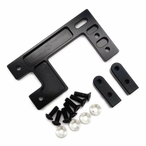 Aluminium Side Servo Mount Black for Tamiya 1/14 Truck Mercedes Benz Actros X7 C4 von EPTNNASO