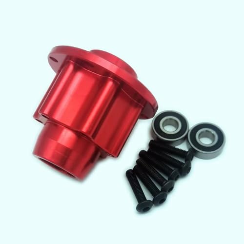 Aluminium Vorderradnabe Hex Rot für Losi 1/4 Promoto MX PM-MX/SM LOS262012 von EPTNNASO