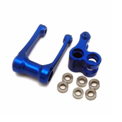 Aluminium Zugstangenknöchel mit Lagern blau für Losi 1/4 Promoto MX PM-MX/SM LOS264001 von EPTNNASO
