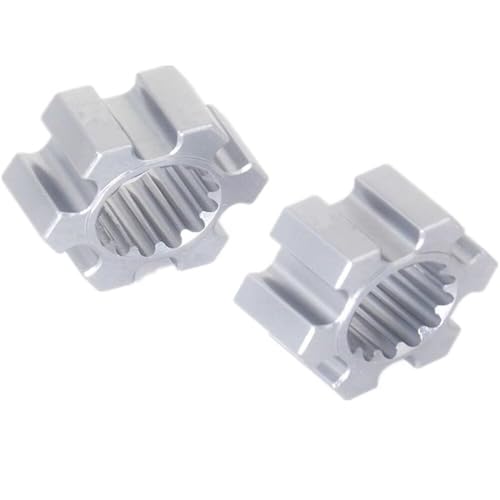 Aluminiumrad, 13 mm dick, Sechskant, Upgrade-Teile, Silber, für Traxxas 1/5 XMAXX X-MAXX 7756 7756X 7756R von EPTNNASO