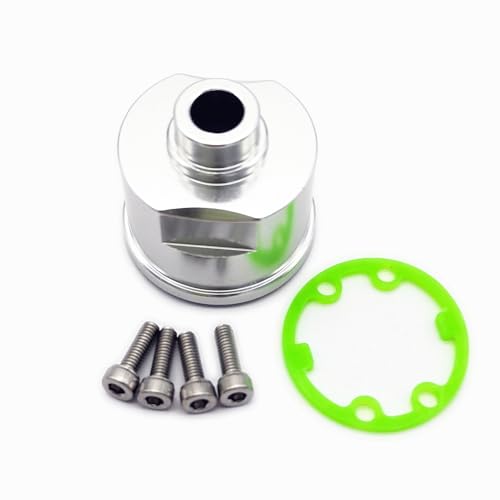 Aluminum Front/Rear Differential Carrier Diff Case Silver for Traxxas 1/10 Revo E-Revo Slash Rustler Rally 5381 3978 von EPTNNASO