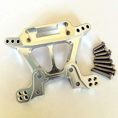 Aluminum Front Shock Tower Silver for TRAXXAS Rustler 4X4 VXL HOSS 4X4 6739 von EPTNNASO