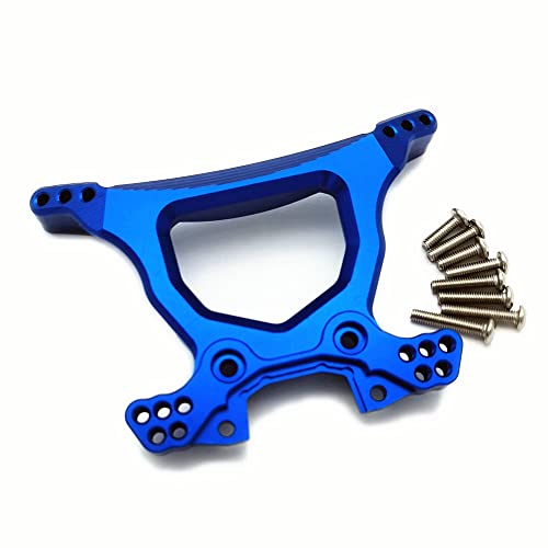 Aluminum Rear Shock Tower Blue for TRAXXAS Rustler 4X4 VXL HOSS 4X4 6738 von EPTNNASO