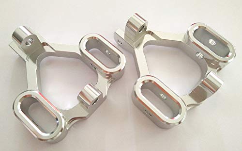 CrazyRacer Aluminum F/R C Hub C-Hubs -1PR Silver for HPI Savage X XL 21 25 SS 4.6 5.9 Flux 85048 von EPTNNASO