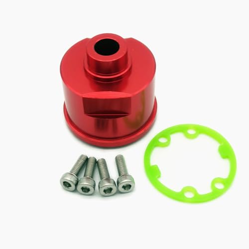 CrazyRacer for 1/10 RC Car E-REVO Upgrade Parts Aluminum Front/Rear Differential Carrier Red TRX#3978-1PC Set von EPTNNASO