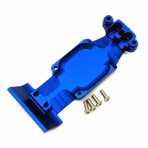 CrazyRacer for 1/10 RC Upgrade Parts E-Revo Revo Aluminum Rear Skid Plate for #5337-1pc Set Blue von EPTNNASO