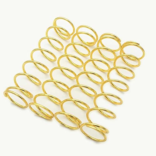 Hartstahl-Federn, 2,9 mm, 130 mm, goldfarben, für Arrma 1/5 Kraton Outcast 8s ARA330573, 4 Stück Hartstahl-Federn, 2,9 mm, 130 mm, goldfarben, für Arrma 1/5 Kraton Outcast 8s ARA330573, 4 Stück von EPTNNASO