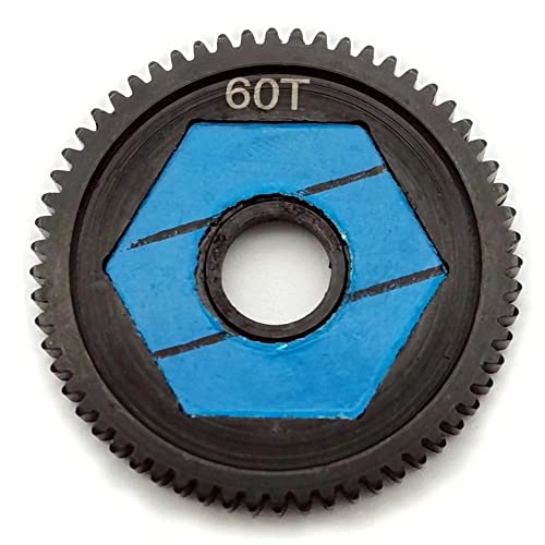 Hartstahl Sporenzahnrad mit Slipper Pads 60T 0,5M für Losi 1/18 Mini-T 2.0 Mini-B LOS212016 Hartstahl Sporenzahnrad mit Slipper Pads 60T 0,5M für Losi 1/18 Mini-T 2.0 Mini-B LOS212016 von EPTNNASO
