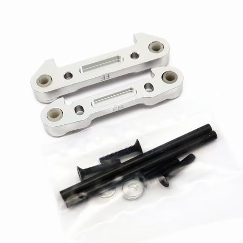 LOS234019 LOS234023 Aluminium-Front-Unterarm-Halterung, Pivot-Pin-Halterung, Silber, für Team Losi Tenacity All von EPTNNASO