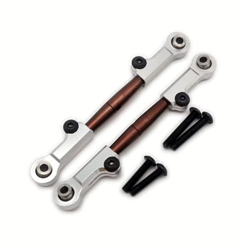 S2 Hart Stahl Vordere Obere Aufhängung Verbindungsstange mit Aluminium-Enden, Silber für Axial AX80019 S2 Hart Stahl Vordere Obere Aufhängung Verbindungsstange mit Aluminium-Enden, Silber für Axial AX80019 von EPTNNASO