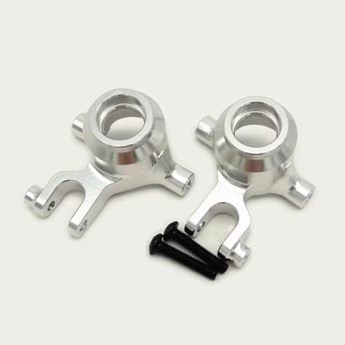 Vorderlenkblöcke aus Aluminium, Knöchelarm, silberfarben, für Traxxas Mini Maxx Mini Slash 4x4 Mini XRT 10736 von EPTNNASO