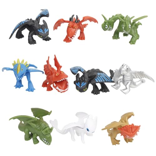 10 Stücke Dragon Figuren Drachen Kinder Spielzeug,Handbemalte Sammelfiguren Drachenfiguren aus Resin Drachen Statue Kuchen Topper for Kinder,Geschenk für Drachenfans 10 Stücke Dragon Figuren Drachen Kinder Spielzeug,Handbemalte Sammelfiguren Drachenfiguren aus Resin Drachen Statue Kuchen Topper for Kinder,Geschenk für Drachenfans von EPXOIQC