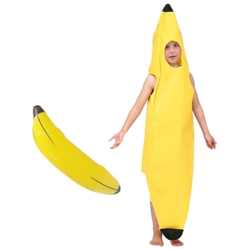 EPXOIQC Bananen Kostüm Für Unisex Kinder,Aufblasbares Bananenspielzeug 60cm,Bananenkostüm,Tropischer Obst-Overall,Bananenkostüm Für Karnevalskostüme Dress Up Party Rollenspiel Cosplay 130 x 48cm EPXOIQC Bananen Kostüm Für Unisex Kinder,Aufblasbares Bananenspielzeug 60cm,Bananenkostüm,Tropischer Obst-Overall,Bananenkostüm Für Karnevalskostüme Dress Up Party Rollenspiel Cosplay 130 x 48cm von EPXOIQC