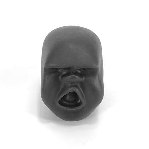 1 Stück Anti Stress Spielzeug Lustige Neuheit-Geschenk der Gadgets Silikon Vent menschliches Gesichts-Kugel Anti-Stress-Scented Caomaru Geek Gadget Vent Spielzeug (HA) von EQLEF