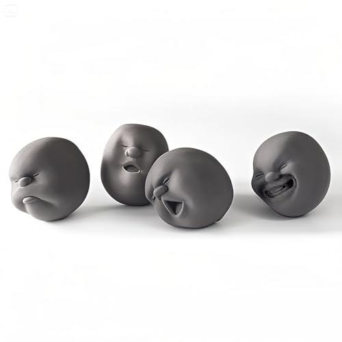 4 Stück Anti Stress Spielzeug Lustige Neuheit-Geschenk der Gadgets Silikon Vent menschliches Gesichts-Kugel Anti-Stress-Scented Caomaru Geek Gadget Vent Spielzeug 4 Stück Anti Stress Spielzeug Lustige Neuheit-Geschenk der Gadgets Silikon Vent menschliches Gesichts-Kugel Anti-Stress-Scented Caomaru Geek Gadget Vent Spielzeug von EQLEF