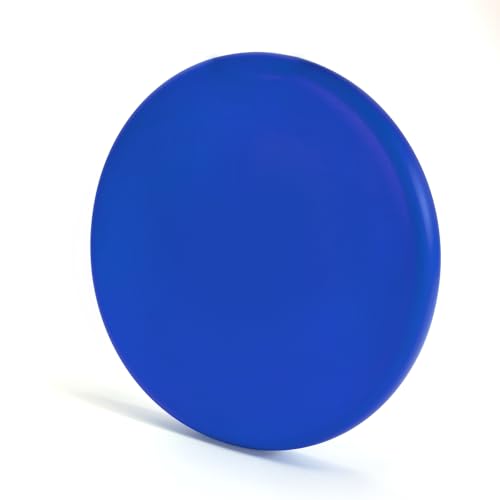EQLEF Flying Disc, Weicher Pu Schaumstoff Fliegende Scheibe Strandspielzeug Outdoor Sports Park Spielzeug für Kindergarten Schulfamilie (Blau) von EQLEF