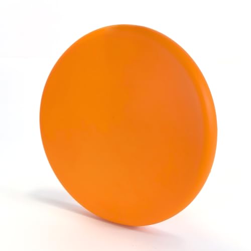 EQLEF Flying Disc, Weicher Pu Schaumstoff Fliegende Scheibe Strandspielzeug Outdoor Sports Park Spielzeug für Kindergarten Schulfamilie (Orang) von EQLEF