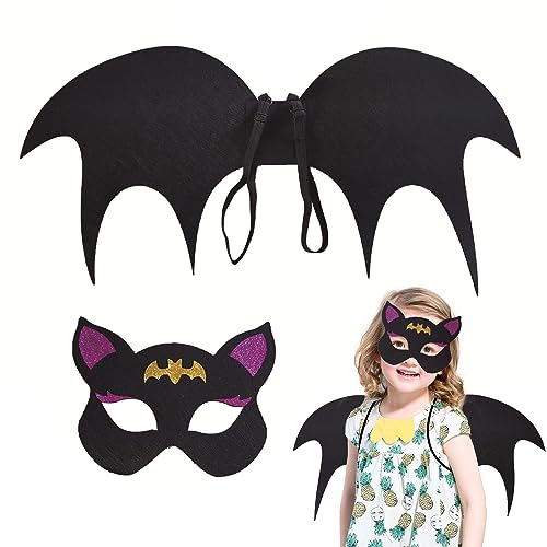 Halloween Fledermaus Kostüm Kinder, Kostüm Fledermaus Kinder Schwarzer Umhang Kinder Fledermaus Kostüm für Jungen und Mädchen Cosplay Fancy Kleid Party Play Party Favor 4-6 Jahre Alt Halloween Fledermaus Kostüm Kinder, Kostüm Fledermaus Kinder Schwarzer Umhang Kinder Fledermaus Kostüm für Jungen und Mädchen Cosplay Fancy Kleid Party Play Party Favor 4-6 Jahre Alt von EQLEF