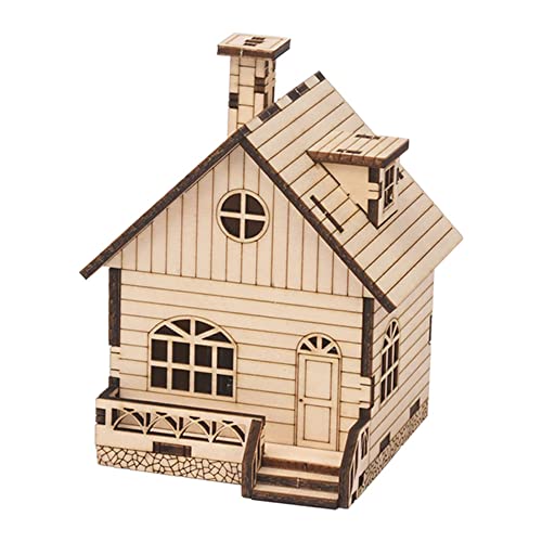 3D-Puzzle Holzhaus-Modellierung, 8-Ton-Box, kreatives Puzzle, tragbares Musikmodell-Puzzle, Großhandel for Kinder-Puzzlespiele, dreidimensionales 3D-Puzzle von EQQHJL