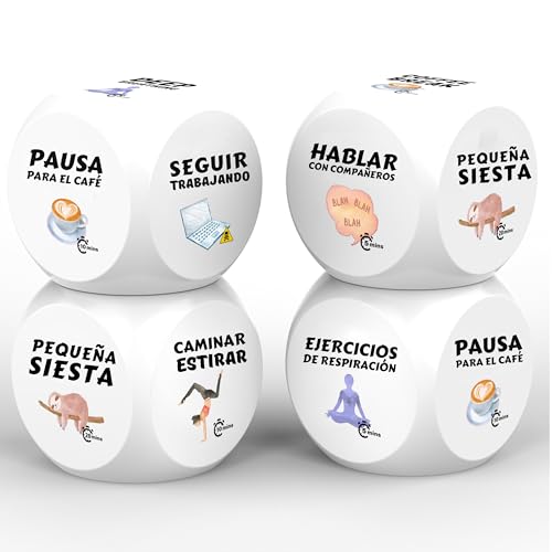 4 Anti-Stresswürfel für Erwachsene – Anti-Stresswürfel aus Memory-Schaum | originelles Geschenk für Büro, Arbeit oder Studenten | Anti-Stressball zur Verringerung von Angst und Greater Konzentration 4 Anti-Stresswürfel für Erwachsene – Anti-Stresswürfel aus Memory-Schaum | originelles Geschenk für Büro, Arbeit oder Studenten | Anti-Stressball zur Verringerung von Angst und Greater Konzentration von EQUIK PRODUCTS