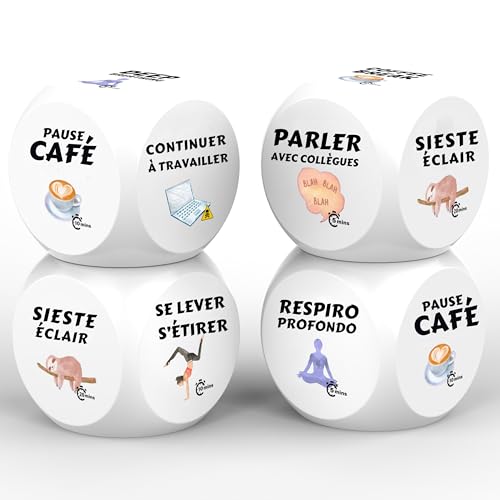 Anti-Stress-Würfel für Erwachsene – Würfel aus viskoelastischem Schaumstoff | originelles Geschenk für Büro, Kollegen, Studenten | Lindert Stress und Angstzustände | Spielball zum Stressabbau, 4 Stück Anti-Stress-Würfel für Erwachsene – Würfel aus viskoelastischem Schaumstoff | originelles Geschenk für Büro, Kollegen, Studenten | Lindert Stress und Angstzustände | Spielball zum Stressabbau, 4 Stück von EQUIK PRODUCTS