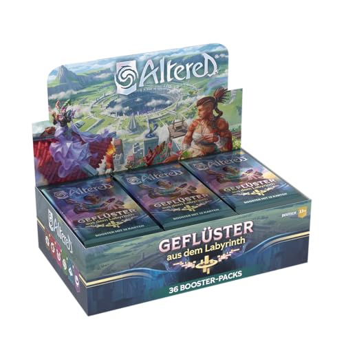 EQUINOX Altered Geflüster aus dem Labyrinth Display mit 36 Booster, Umfangreiche Deck-Erweiterung für Altered, Strategisches Kartenspiel zum Sammeln, Ab 13 Jahren, 2 Spieler, 20 Minuten, Deutsch EQUINOX Altered Geflüster aus dem Labyrinth Display mit 36 Booster, Umfangreiche Deck-Erweiterung für Altered, Strategisches Kartenspiel zum Sammeln, Ab 13 Jahren, 2 Spieler, 20 Minuten, Deutsch von EQUINOX