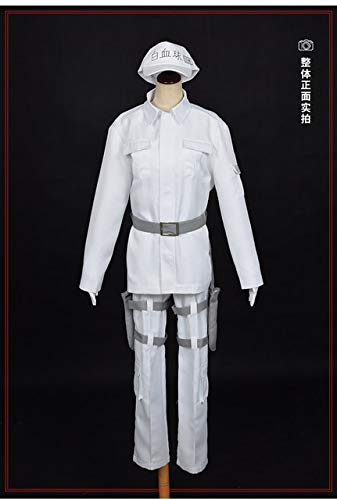 Anime neue Arbeitszelle Unisex weißes Blut Cellit weiße Blutkörperchen Cosplay Anime Kostüm Herren Uniform Perücke Halloween Kostüm One Size Kostüme Anime neue Arbeitszelle Unisex weißes Blut Cellit weiße Blutkörperchen Cosplay Anime Kostüm Herren Uniform Perücke Halloween Kostüm One Size Kostüme von EQWR