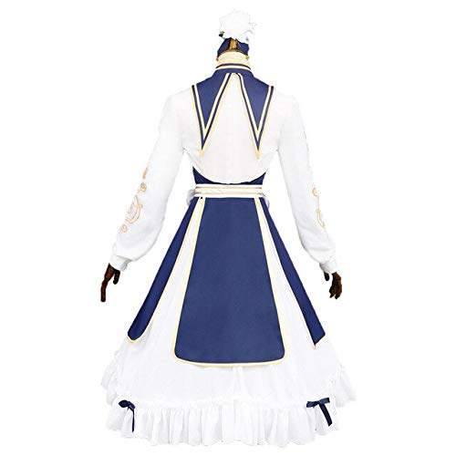 EQWR 2019 Hot Game Miracle Nikki Traum vom Frühling Lolita Kleid Daily Colth Cosplay Kostüm Halloween/Weihnachten Kleid + Perücke + Schuhe M Anzug von EQWR