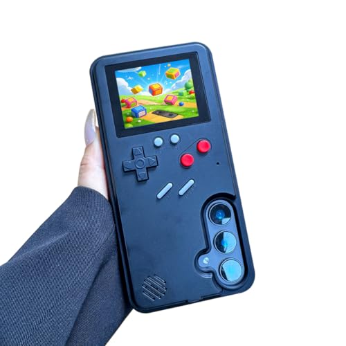 ERAKOLE Game Phone Case für Samsung Galaxy S22 Plus, Nostalgisches Spiel Case für Samsung Retro Playable Gaming Design, Klassische Kreative Lustige Geburtstagsgeschenke, Schwarz ERAKOLE Game Phone Case für Samsung Galaxy S22 Plus, Nostalgisches Spiel Case für Samsung Retro Playable Gaming Design, Klassische Kreative Lustige Geburtstagsgeschenke, Schwarz von ERAKOLE