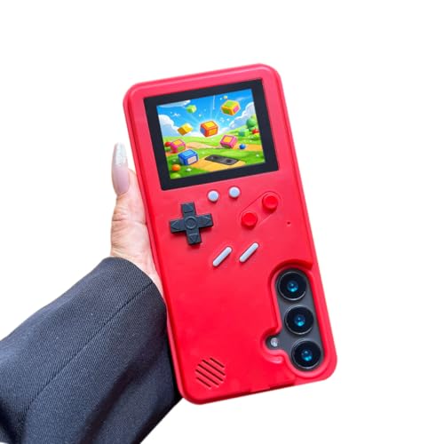 ERAKOLE Game Phone Case für Samsung Galaxy S23 Plus, Nostalgisches Spiel Case für Samsung Retro Playable Gaming Design, Klassische Kreative Lustige Geburtstagsgeschenke, Rot ERAKOLE Game Phone Case für Samsung Galaxy S23 Plus, Nostalgisches Spiel Case für Samsung Retro Playable Gaming Design, Klassische Kreative Lustige Geburtstagsgeschenke, Rot von ERAKOLE