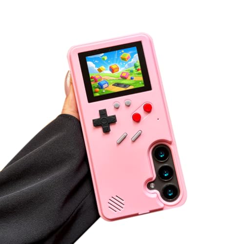 ERAKOLE Game Phone Case für Samsung Galaxy S24 Plus/S25 Plus, Nostalgisches Spiel Case für Samsung Retro Playable Gaming Design, Klassische Kreative Lustige Geburtstagsgeschenke, Rosa ERAKOLE Game Phone Case für Samsung Galaxy S24 Plus/S25 Plus, Nostalgisches Spiel Case für Samsung Retro Playable Gaming Design, Klassische Kreative Lustige Geburtstagsgeschenke, Rosa von ERAKOLE