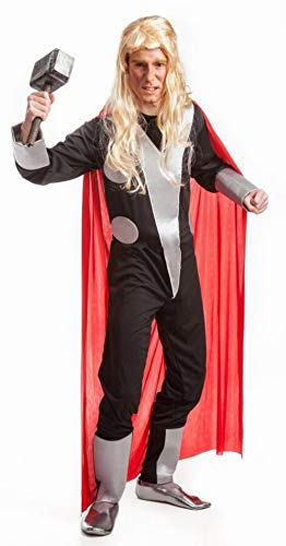 El Rey del Carnaval Thor-Kostüm mit Cape für Erwachsene Einheitsgröße El Rey del Carnaval Thor-Kostüm mit Cape für Erwachsene Einheitsgröße von EUROCARNAVALES