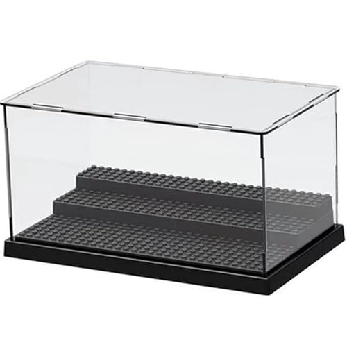 ERFGT Minifiguren Vitrine Led, Minifiguren Vitrine Mit, Vitrine für Minifiguren, Figuren Vitrine Groß, Geeignet für Spielzeug, Sammlerstücke und Aufbewahrung zu Hause von ERFGT