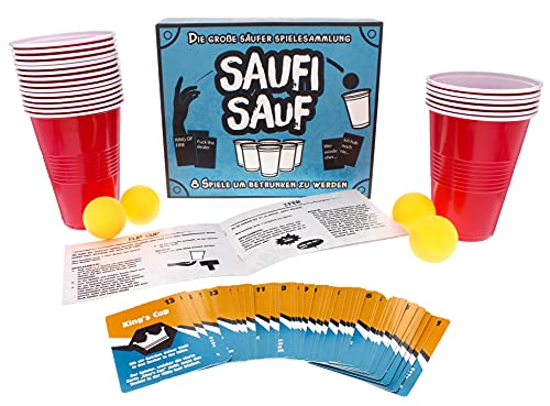 ERFURTH FUN Saufi Sauf Partyspiele - Die Große Säufer Spielesammlung 8 der besten Trinkspiele von ERFURTH FUN