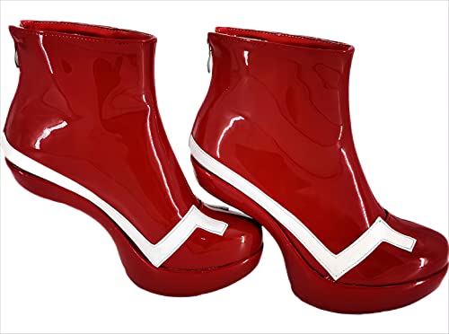 ERIMEI Manga World Cosplay Stiefel Schuhe for Darling In The Franxx Zero two Red ERIMEI Manga World Cosplay Stiefel Schuhe for Darling In The Franxx Zero two Red von ERIMEI
