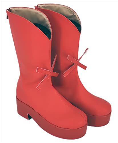 ERIMEI Manga World Cosplay Stiefel Schuhe for Gate Rory Mercury Red von ERIMEI