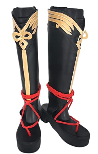 ERIMEI Manga World Cosplay Stiefel Schuhe for Genshin Impact Shikanoin Heizou ERIMEI Manga World Cosplay Stiefel Schuhe for Genshin Impact Shikanoin Heizou von ERIMEI