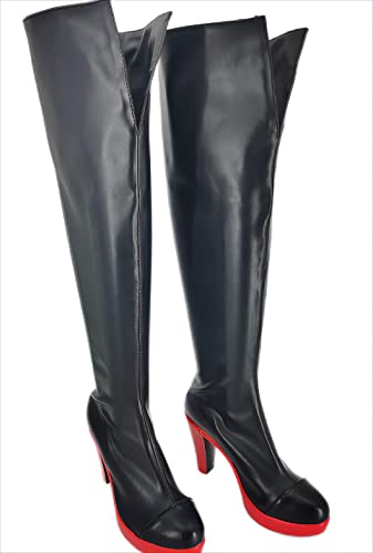 ERIMEI Manga World Cosplay Stiefel Schuhe for Seraph of the End Krul Tepes Black ERIMEI Manga World Cosplay Stiefel Schuhe for Seraph of the End Krul Tepes Black von ERIMEI