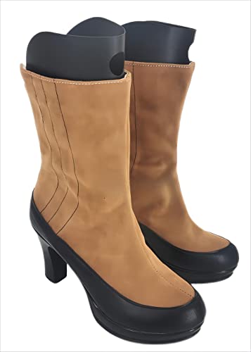 ERIMEI Manga World Cosplay Stiefel Schuhe for Spy x Family Yor Forger Brown ERIMEI Manga World Cosplay Stiefel Schuhe for Spy x Family Yor Forger Brown von ERIMEI