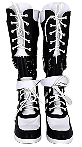 ERIMEI Manga World Cosplay Stiefel Schuhe for Suicide Squad Harley Quinn ERIMEI Manga World Cosplay Stiefel Schuhe for Suicide Squad Harley Quinn von ERIMEI