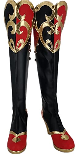 ERIMEI Manga World Cosplay Stiefel Schuhe for Twisted Wonderland Riddle rosehearts Red ERIMEI Manga World Cosplay Stiefel Schuhe for Twisted Wonderland Riddle rosehearts Red von ERIMEI