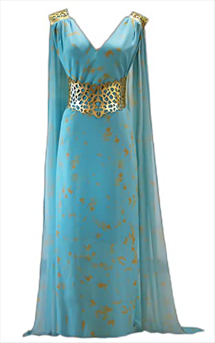 ERIMEI Mission Xiaoman Cosplay Kostüm for Game of Thrones Daenerys Targaryen blue von ERIMEI
