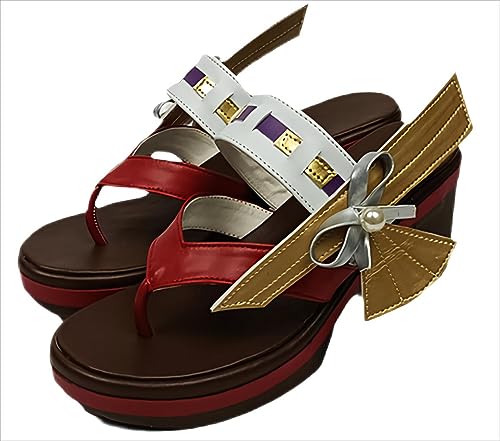 ERIMEI Sparkle Cosplay Stiefel Schuhe for Yae Miko Brown ERIMEI Sparkle Cosplay Stiefel Schuhe for Yae Miko Brown von ERIMEI