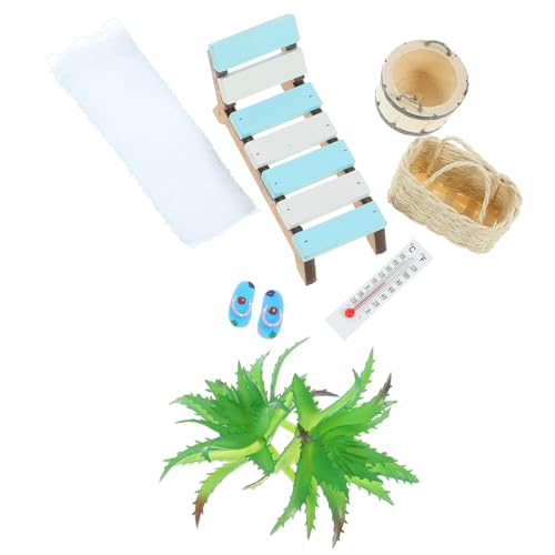 ERINGOGO Miniatur Deko 1 Satz Puppenhaus Strandkorb Im Freien Deck Strandspielzeug Für Kleinkinder Einrichtung des Strandbadezimmers Camper Mini Mikrostrand- Mikroszenen-Layout-Requisiten Plastik ERINGOGO Miniatur Deko 1 Satz Puppenhaus Strandkorb Im Freien Deck Strandspielzeug Für Kleinkinder Einrichtung des Strandbadezimmers Camper Mini Mikrostrand- Mikroszenen-Layout-Requisiten Plastik von ERINGOGO