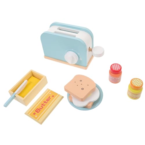 1Satz Spielküchenzubehör Set Holzspielzeug Toaster für Realistische Küchenspielzeuge Kreatives Kochspielzeug für Jungen und Langlebig und Sicher 1Satz Spielküchenzubehör Set Holzspielzeug Toaster für Realistische Küchenspielzeuge Kreatives Kochspielzeug für Jungen und Langlebig und Sicher von ERINGOGO